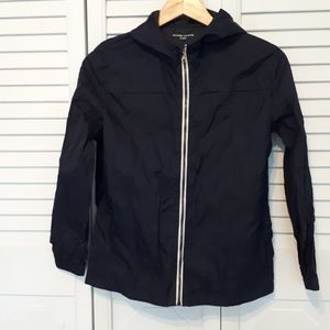Navy packable windbreaker.  Size 10/12